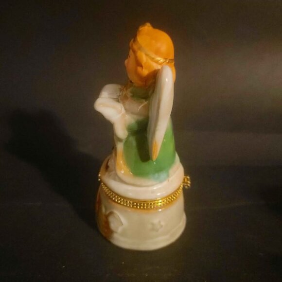 Vintage Greenbrier International Porcelain Christmas Singing Angel Trinket Box - Picture 4 of 8